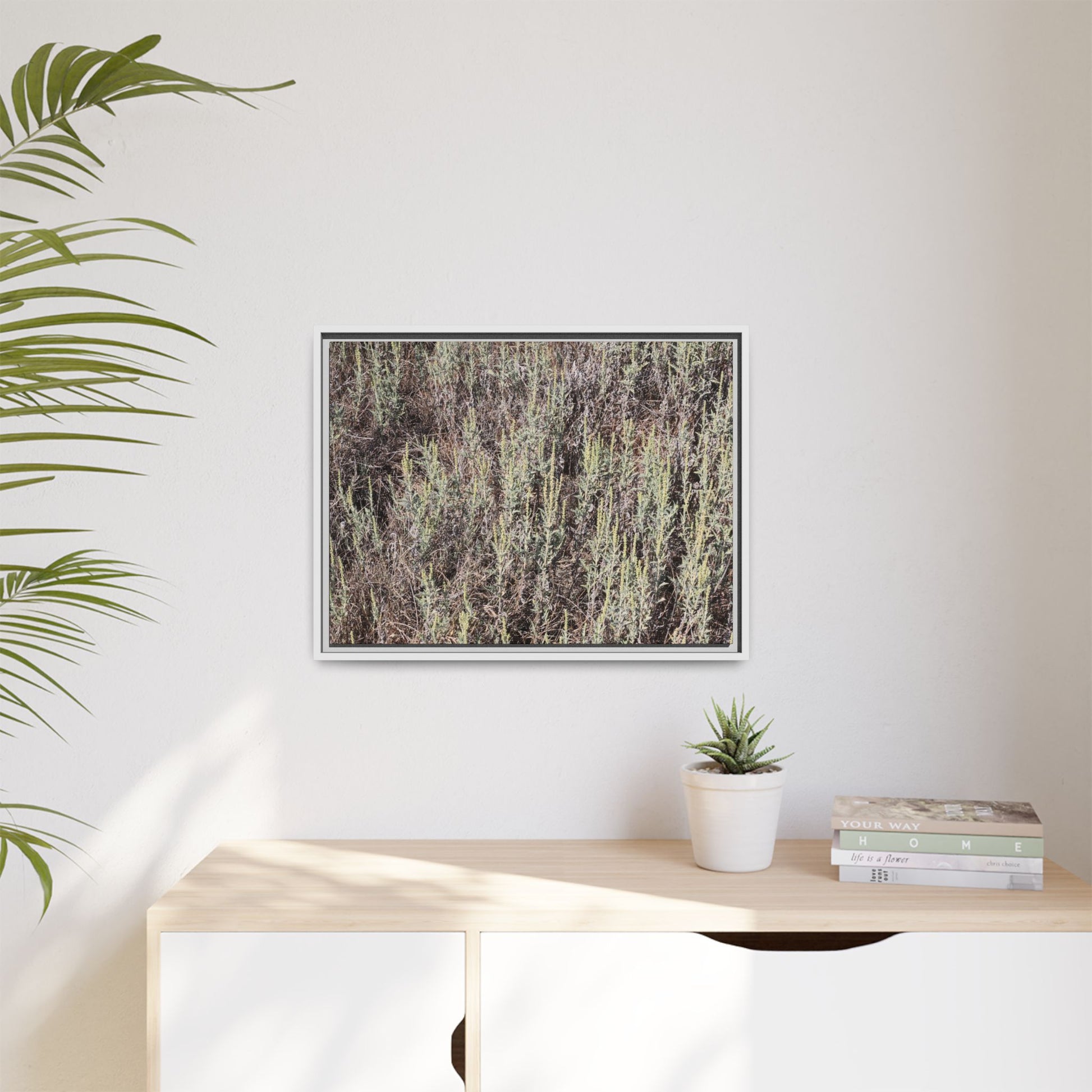 Sage Fields Forever - Unique Stretched Canvas Wall Art - Art By Earth