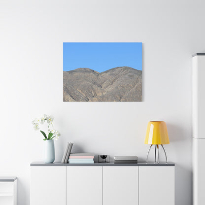 Dusty Peaks of Silence - Unique Frameless Canvas Wall Art - Art By Earth