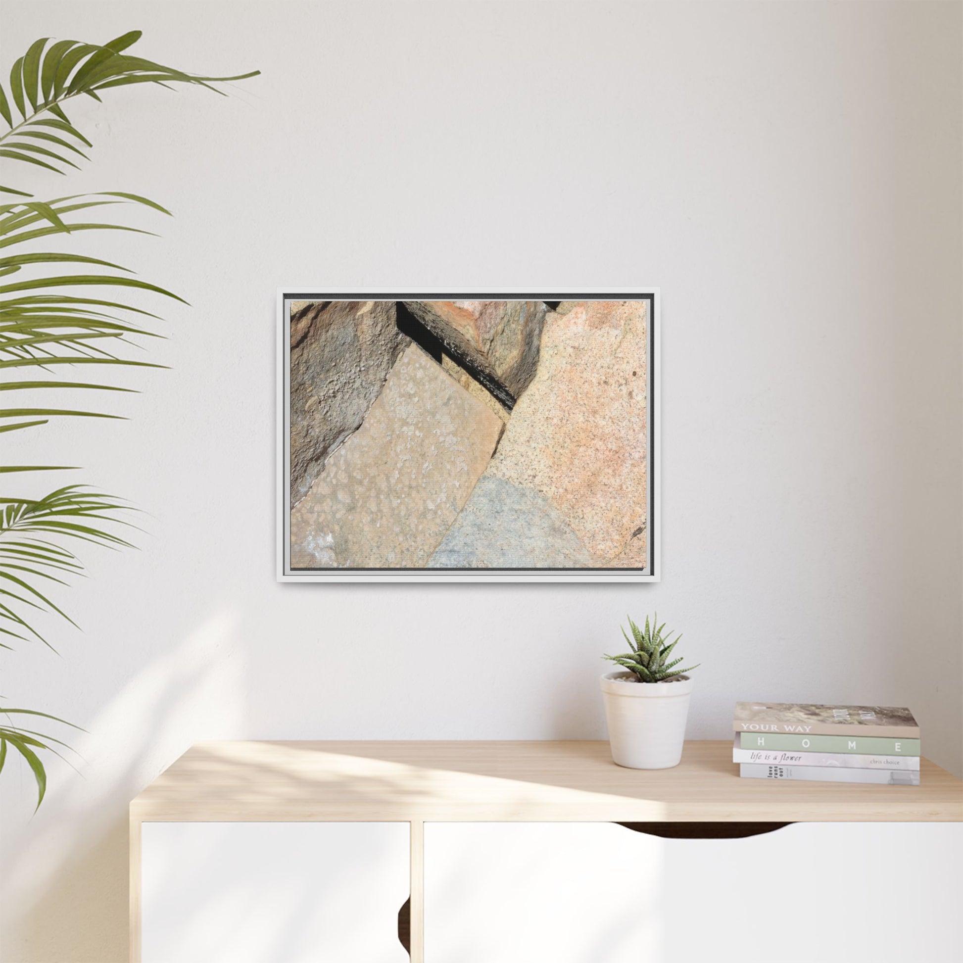 Rock Fragment - Unique Stretched Canvas Wall Art - Art By Earth