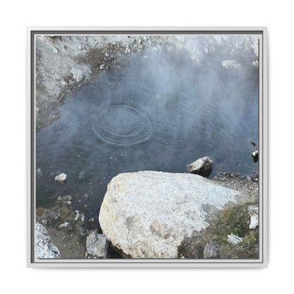 Ripples of Silence - Unique Stretched Canvas Wall Art