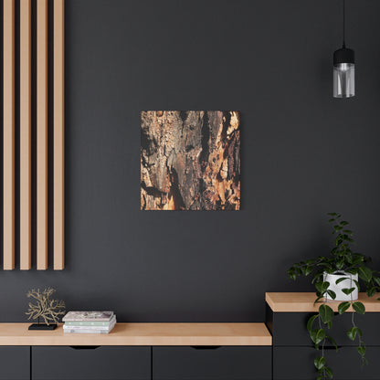 Wooden Terrain - Unique Frameless Canvas Wall Art - Art By Earth