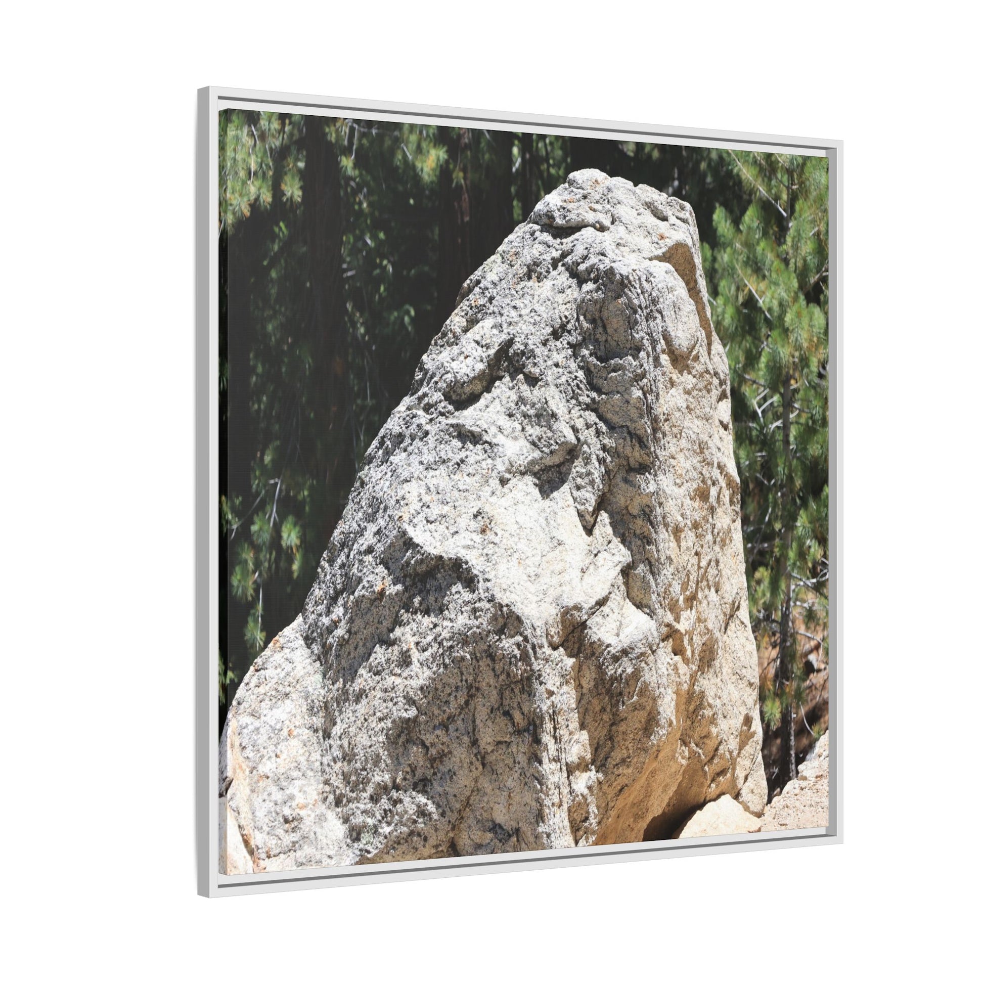 Stone's Silent Whisper - Unique Stretched Canvas Wall Art - Art By Earth