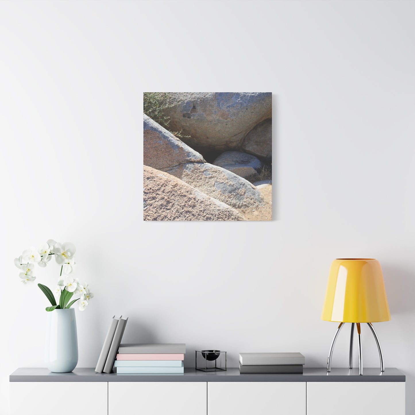 Rocky Shelter - Unique Frameless Canvas Wall Art