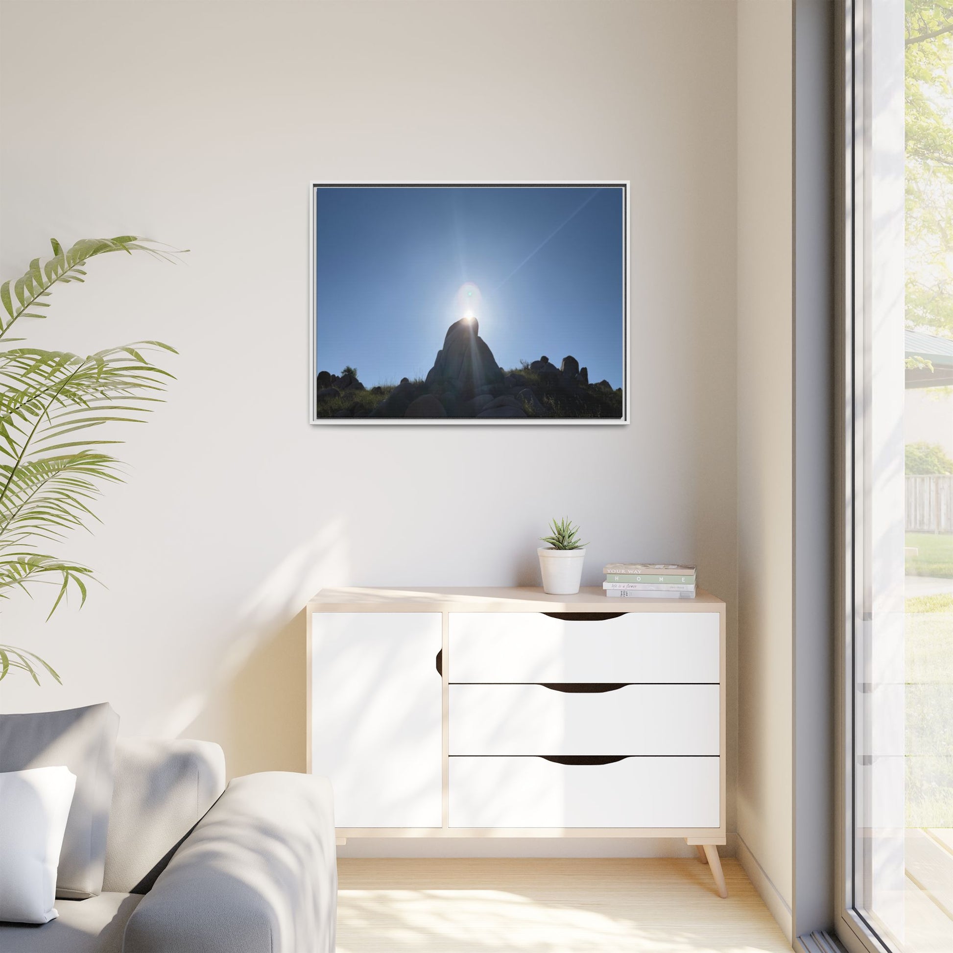 Sunburst - Unique Stretched Canvas Wall Art - Art By Earth