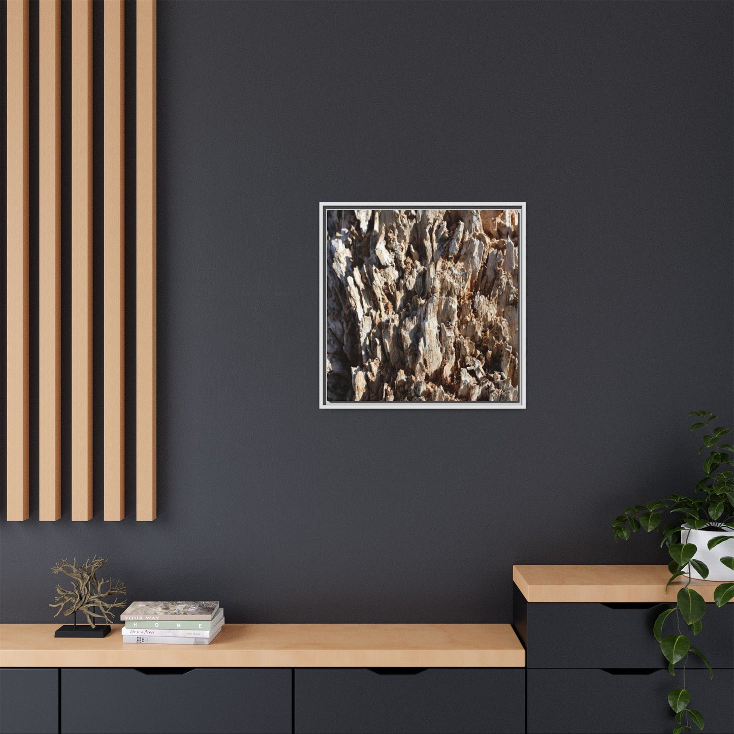 Fractal Fragments - Unique Stretched Canvas Wall Art