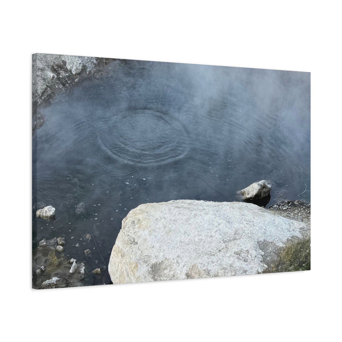 Echoes of Stone and Mist - Unique Frameless Canvas Wall Art
