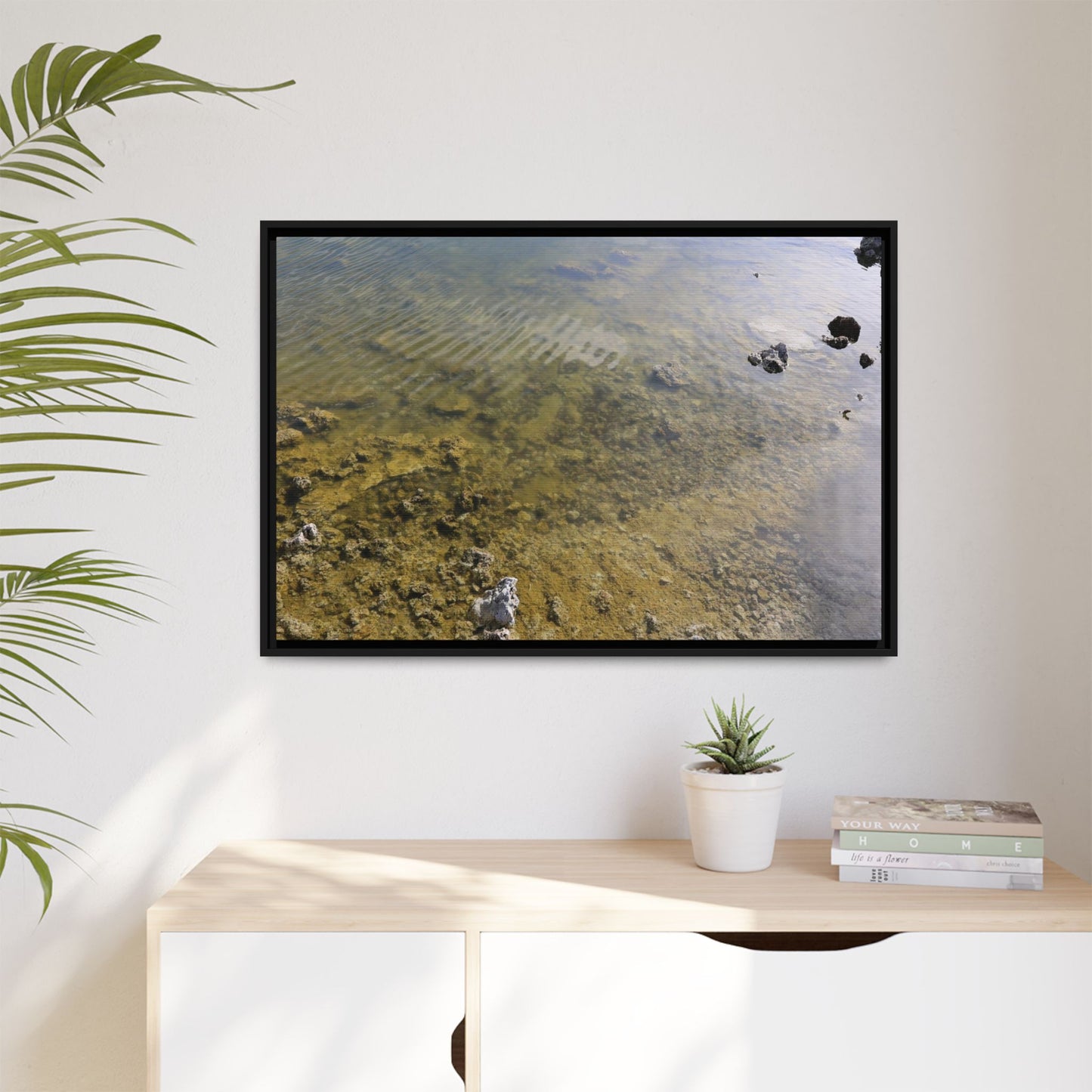 Ripples of Stone - Unique Stretched Canvas Wall Art