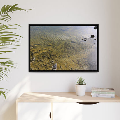 Ripples of Stone - Unique Stretched Canvas Wall Art