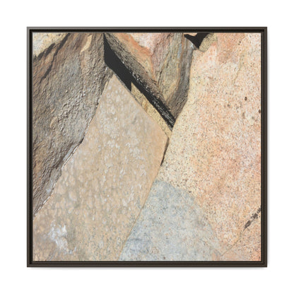 Rock Fragment - Unique Stretched Canvas Wall Art - Art By Earth