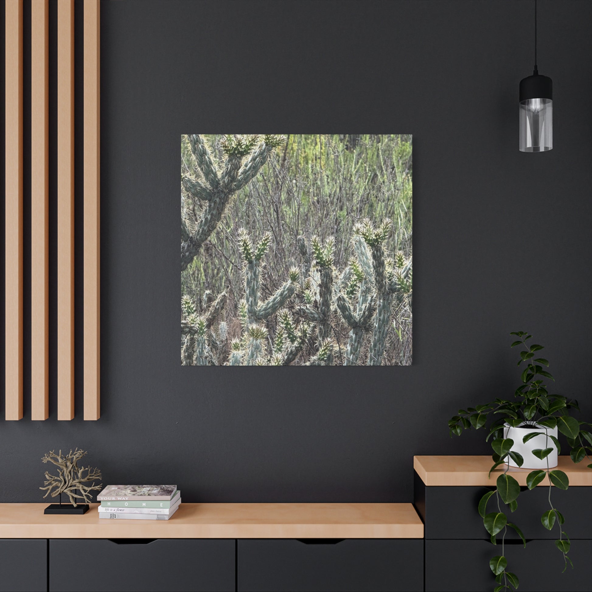 Spiny Sentinels - Unique Frameless Canvas Wall Art - Art By Earth