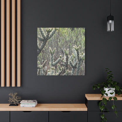 Spiny Sentinels - Unique Frameless Canvas Wall Art - Art By Earth