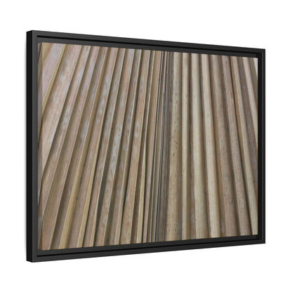 Wooden Whispers - Unique Stretched Canvas Wall Art - Art By Earth