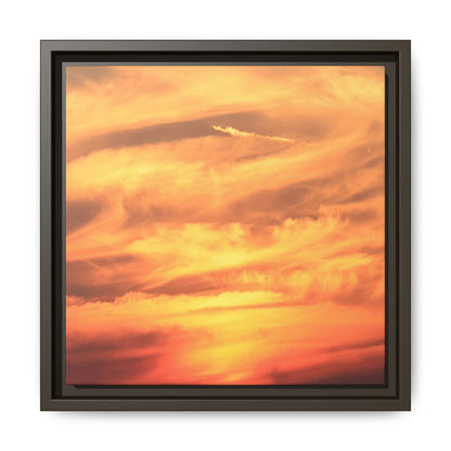 Burning Skies - Unique Stretched Canvas Wall Art - Art By Earth