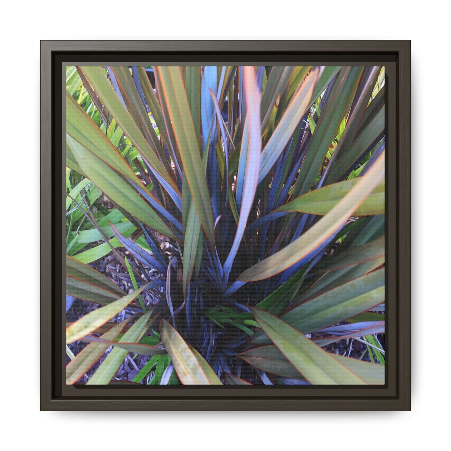 Radiant Leaves - Unique Stretched Canvas Wall Art - Art By Earth