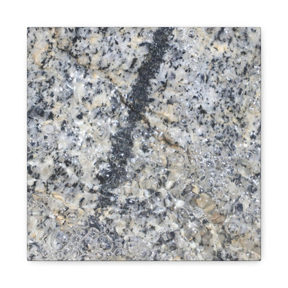 Crystalline Bubbles - Unique Frameless Canvas Wall Art - Art By Earth