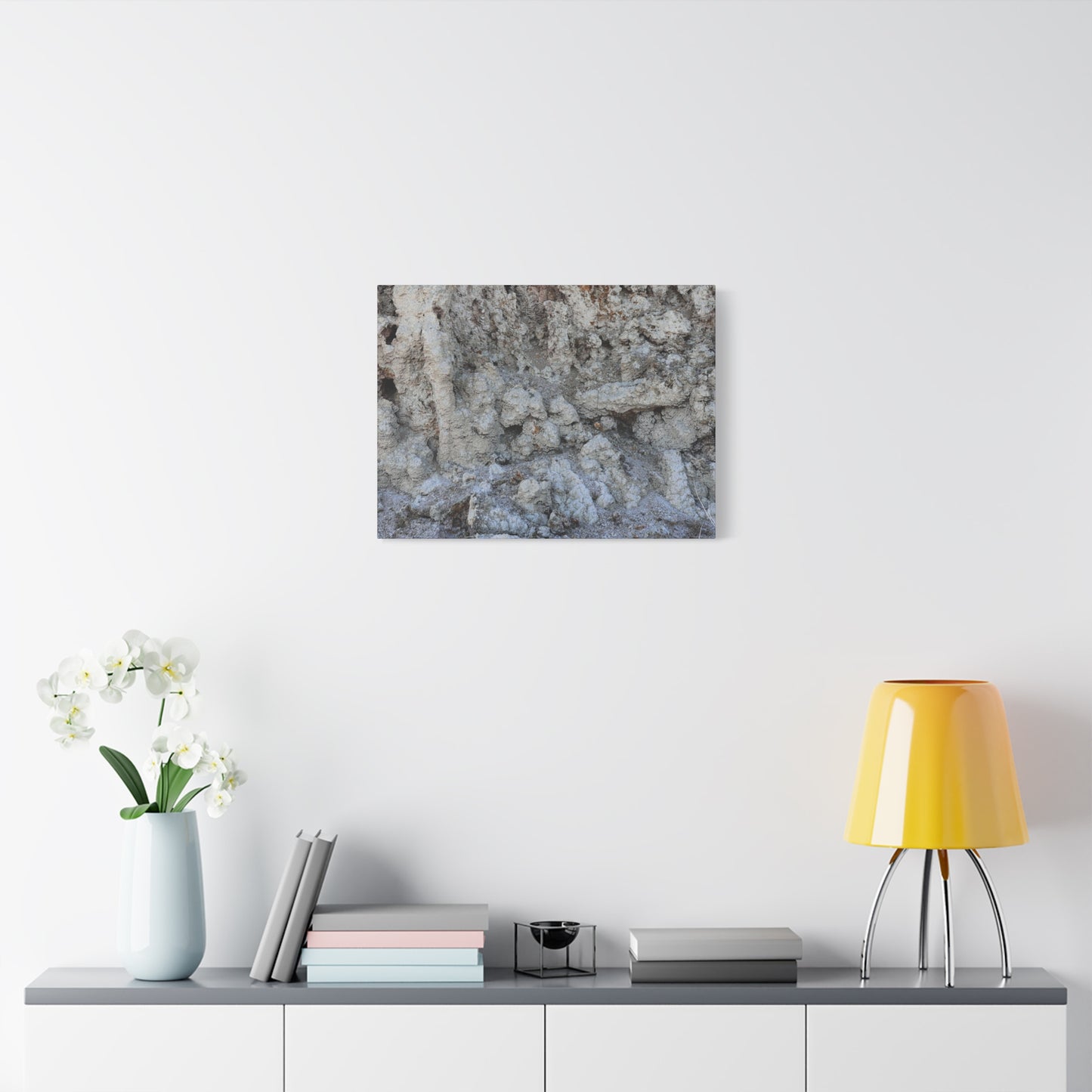Cracked Earth Whispers - Unique Frameless Canvas Wall Art