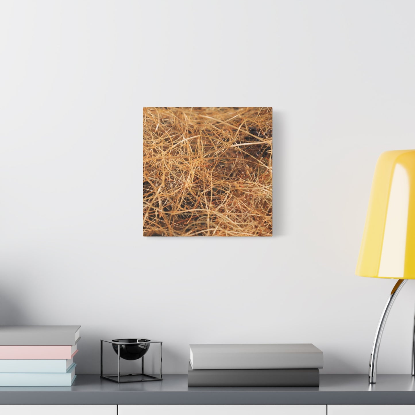 Dry Grass - Unique Frameless Canvas Wall Art - Art By Earth