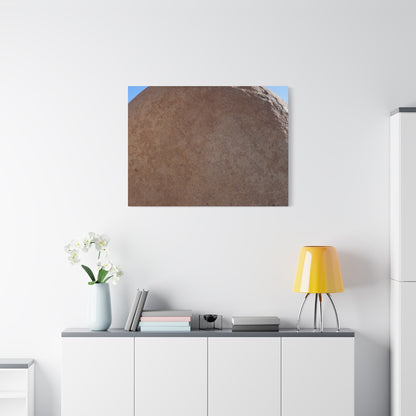 Stone Sphere of Silence - Unique Frameless Canvas Wall Art - Art By Earth