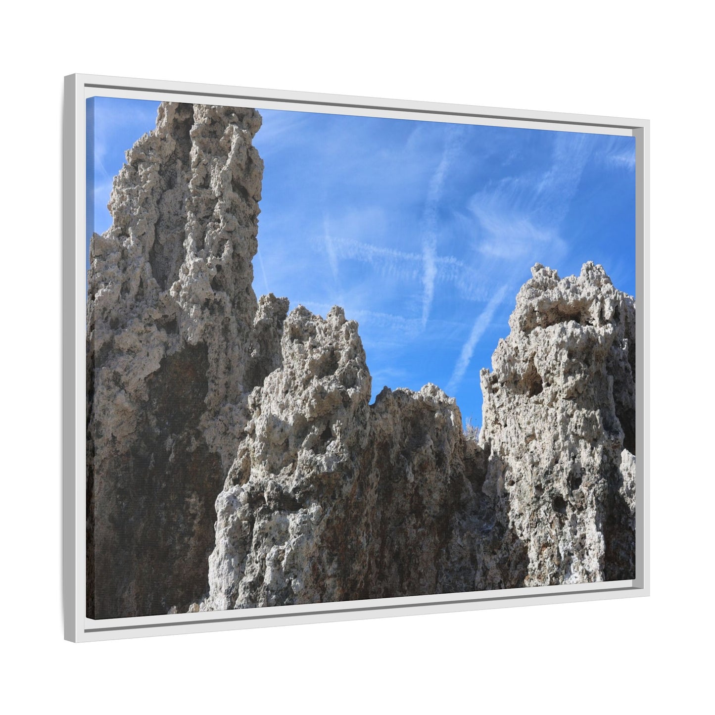 Weathered Sentinels - Unique Stretched Canvas Wall Art