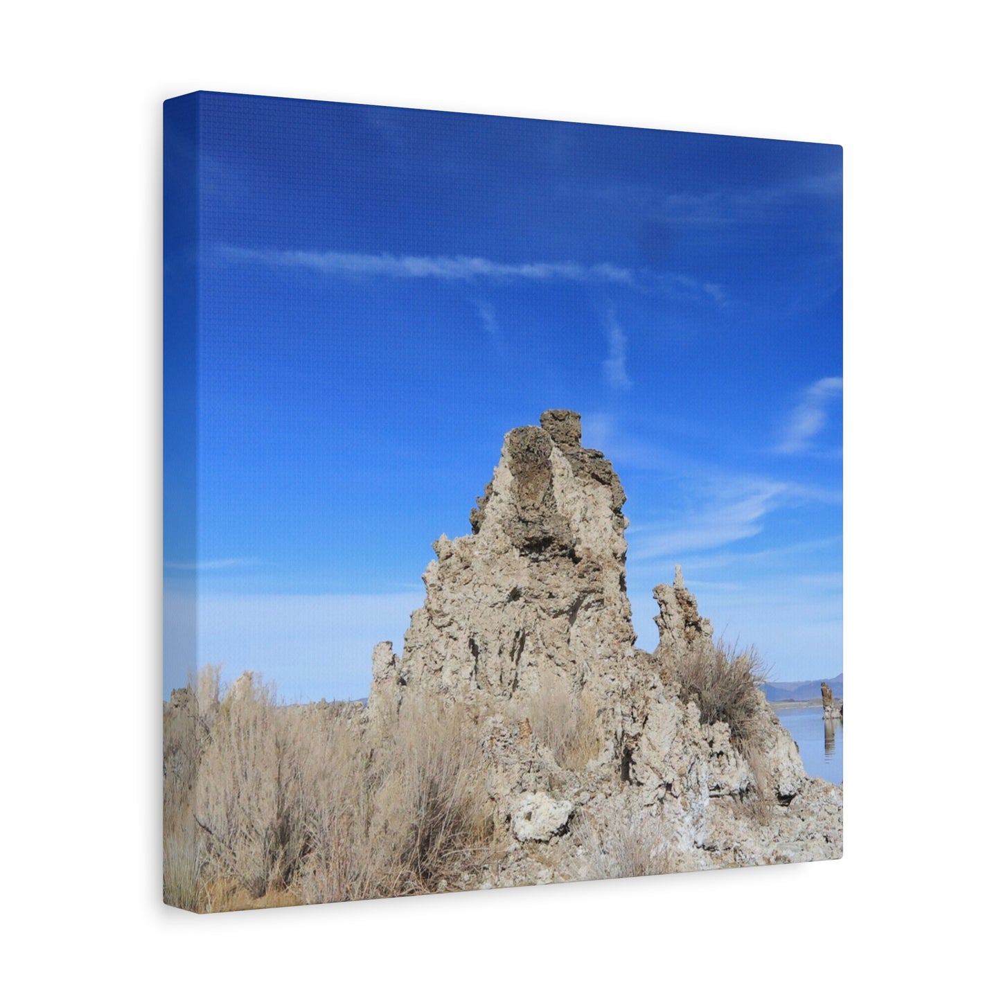 Mono Lake Solitude - Unique Frameless Canvas Wall Art