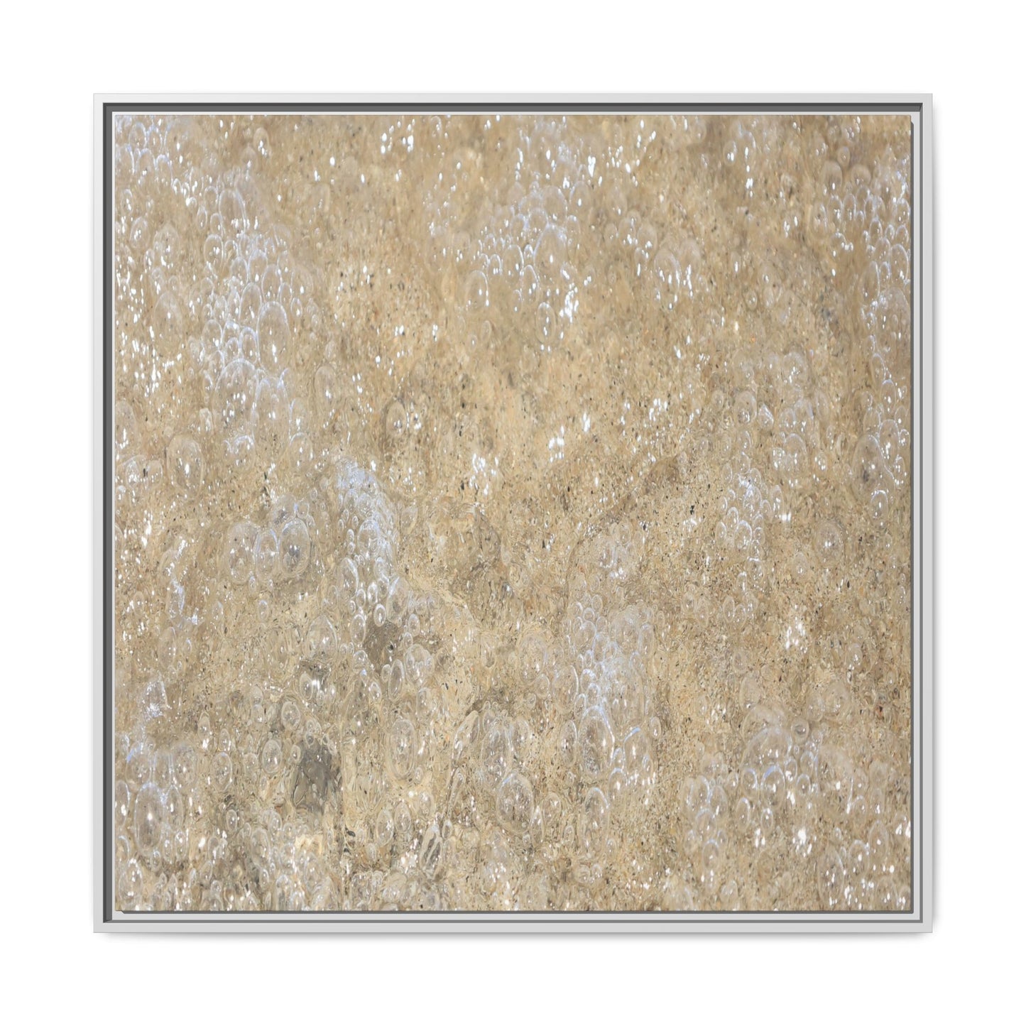 Bubbling Sand - Unique Stretched Canvas Wall Art - Art By Earth