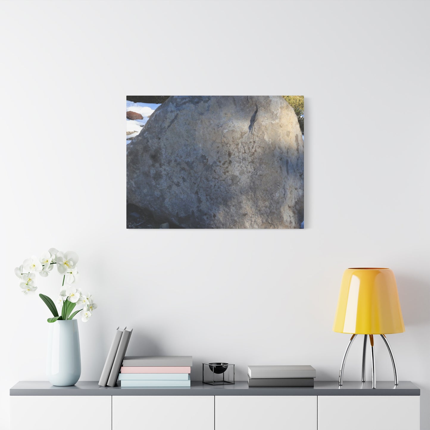Stone of Silence - Unique Frameless Canvas Wall Art