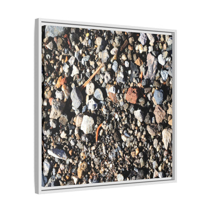 Stones and Soil - Unique Stretched Canvas Wall Art