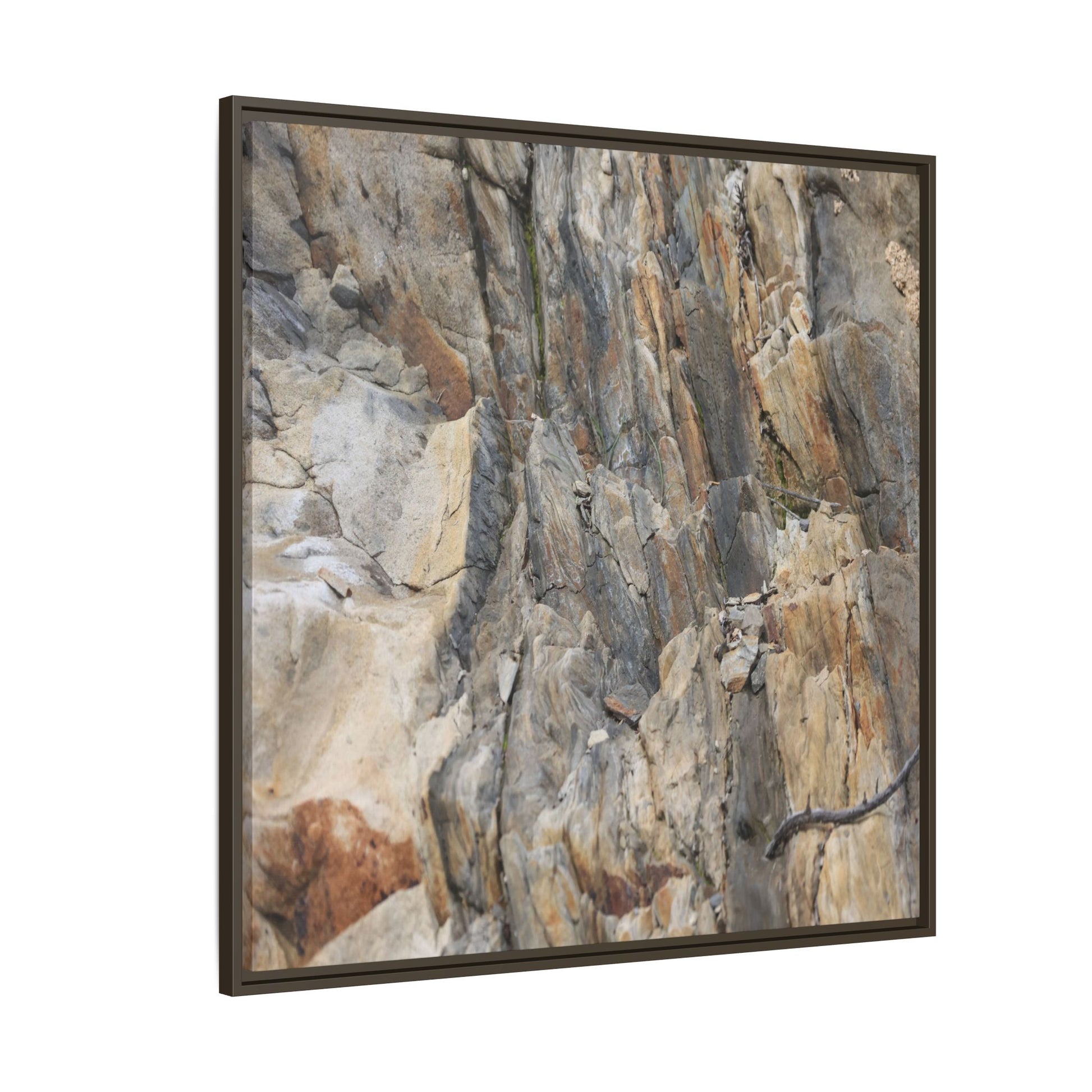 Stone's Silent Symphony - Unique Stretched Canvas Wall Art - Art By Earth