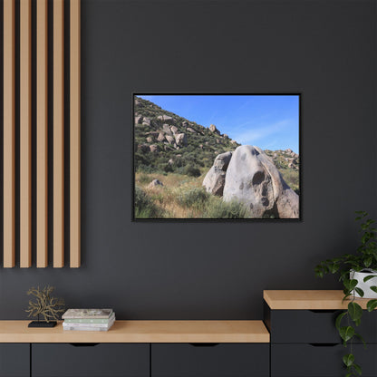 Ancient Stone Guardian - Unique Stretched Canvas Wall Art - Art By Earth