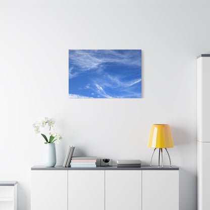 Sky's Ethereal Dance - Unique Frameless Canvas Wall Art - Art By Earth