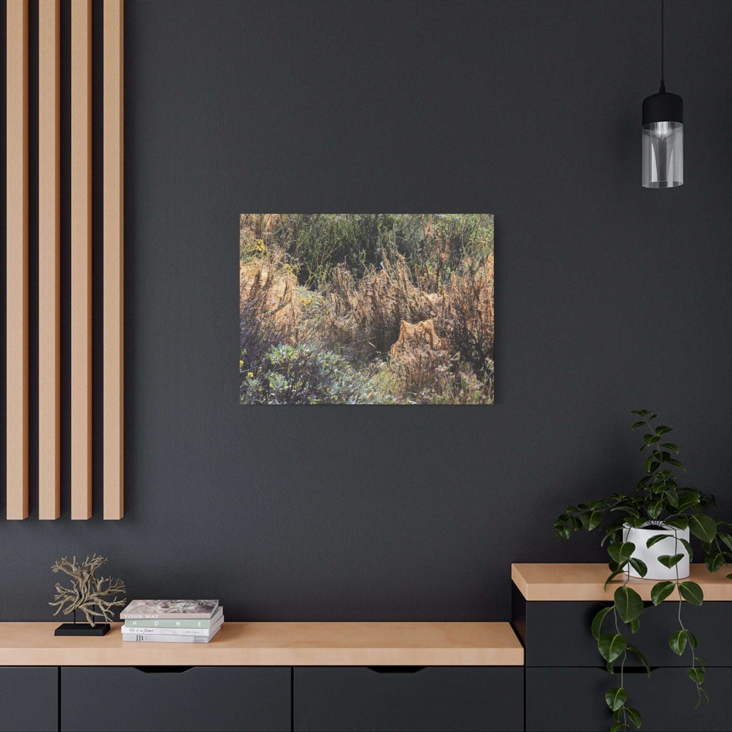 Sagebrush Desert Landscape - Unique Frameless Canvas Wall Art - Art By Earth