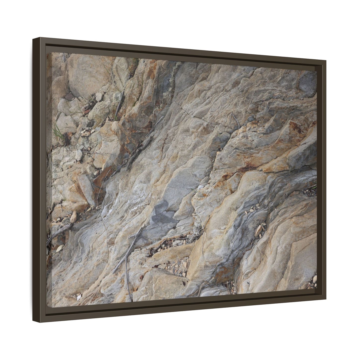 Layers of Earth's History - Unique Stretched Canvas Wall Art - Art By Earth