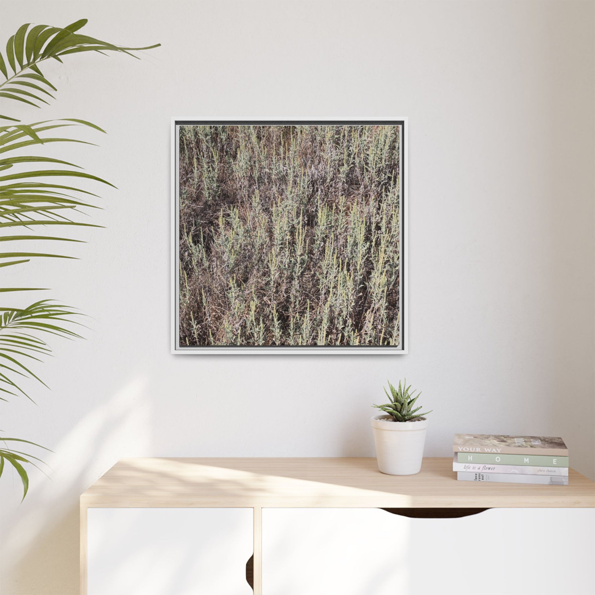 Sage Fields Forever - Unique Stretched Canvas Wall Art - Art By Earth