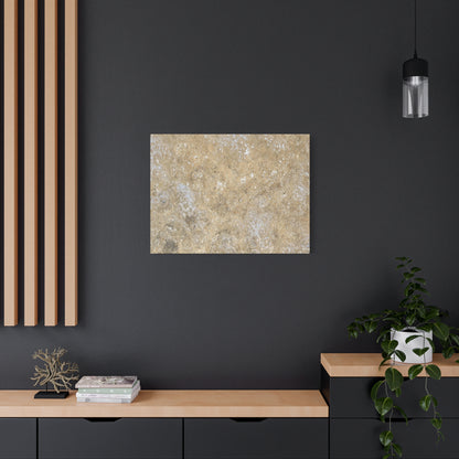 Bubbles in Sand - Unique Frameless Canvas Wall Art - Art By Earth