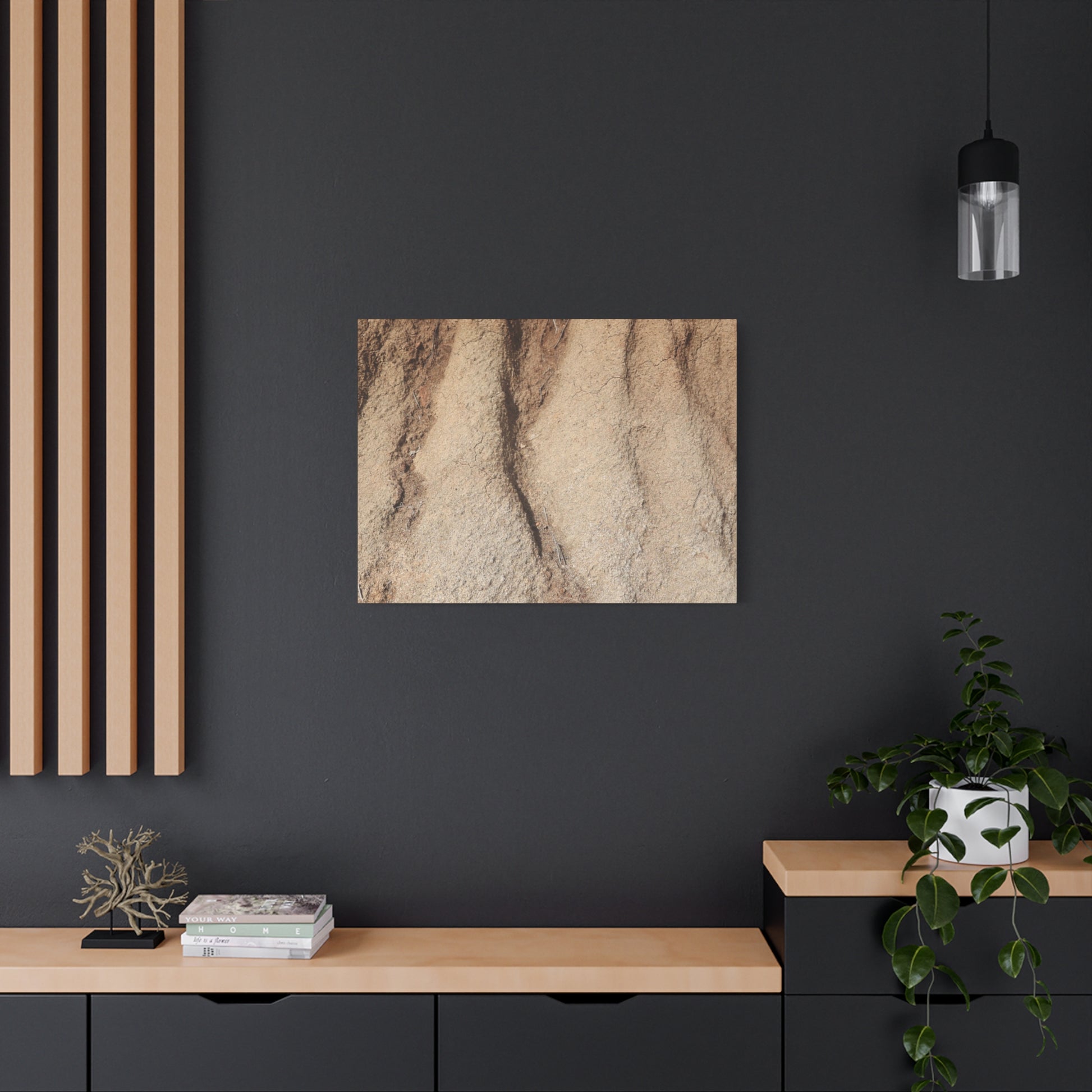 Weathered Earth - Unique Frameless Canvas Wall Art - Art By Earth