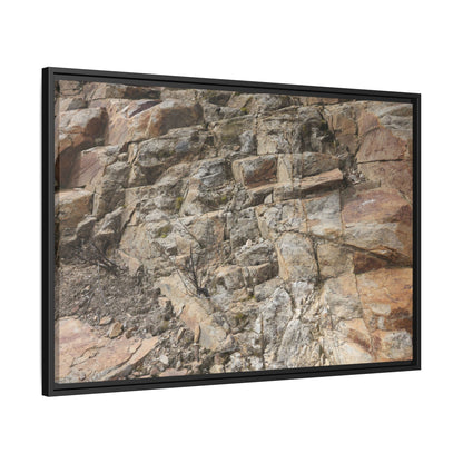 Stone's Silent Story - Unique Stretched Canvas Wall Art - Art By Earth