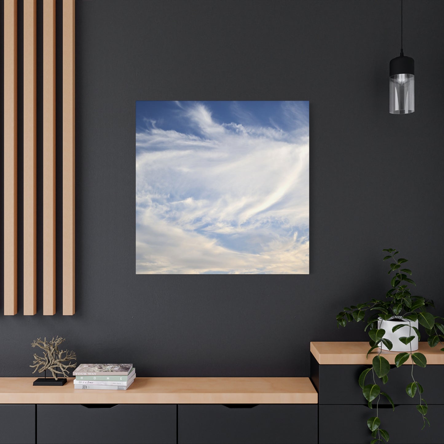Whispers of Celestial Breath - Unique Frameless Canvas Wall Art - Art By Earth