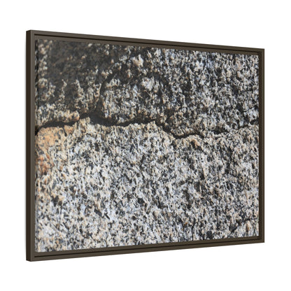 Weathered Stone Surface - Unique Stretched Canvas Wall Art