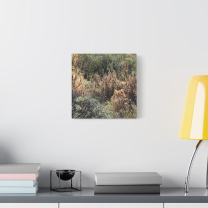 Sagebrush Desert Landscape - Unique Frameless Canvas Wall Art - Art By Earth
