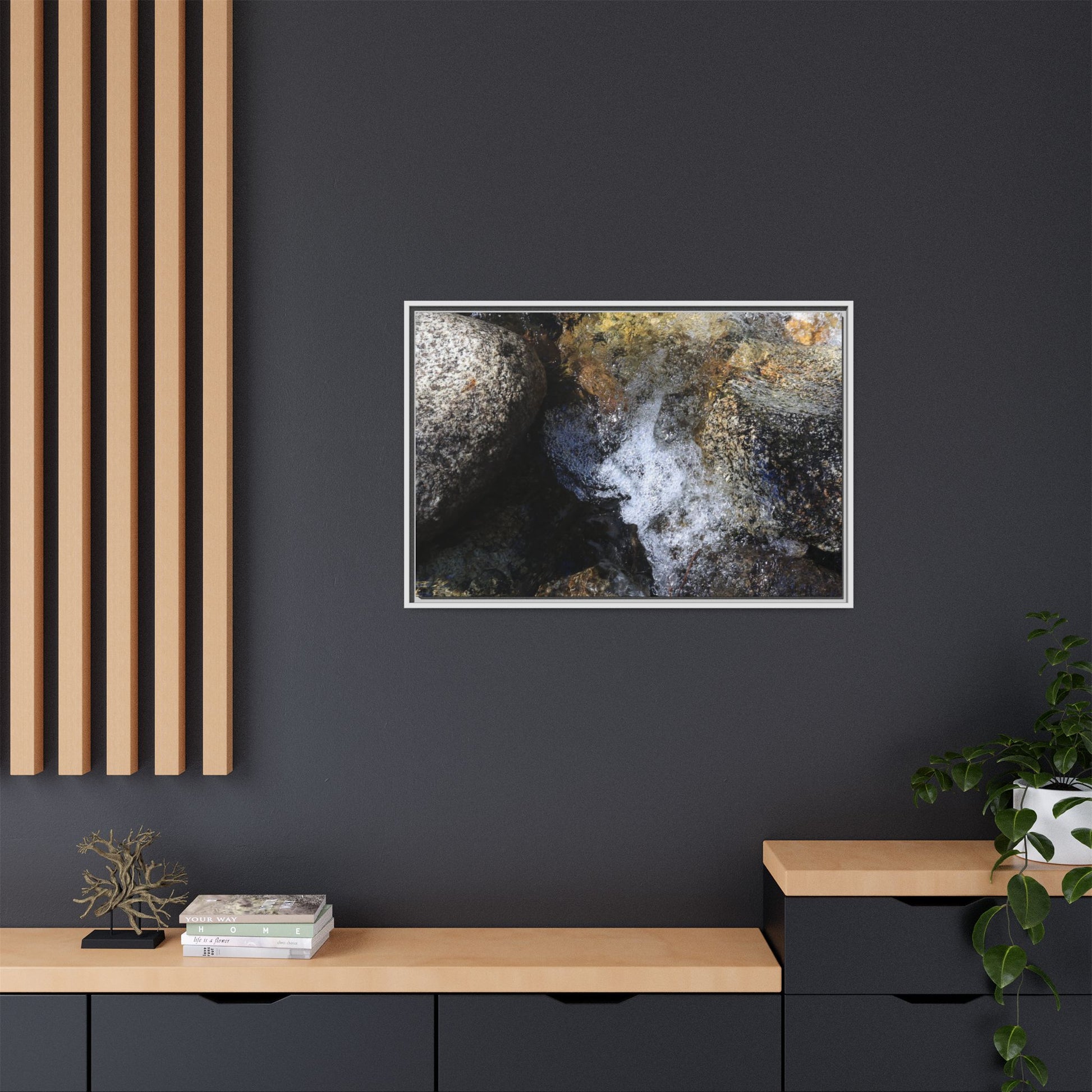 Nature's Turbulence - Unique Stretched Canvas Wall Art - Art By Earth
