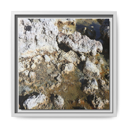 Strata of Silence - Unique Stretched Canvas Wall Art