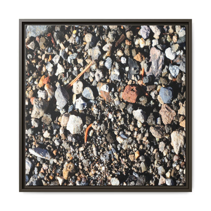 Stones and Soil - Unique Stretched Canvas Wall Art