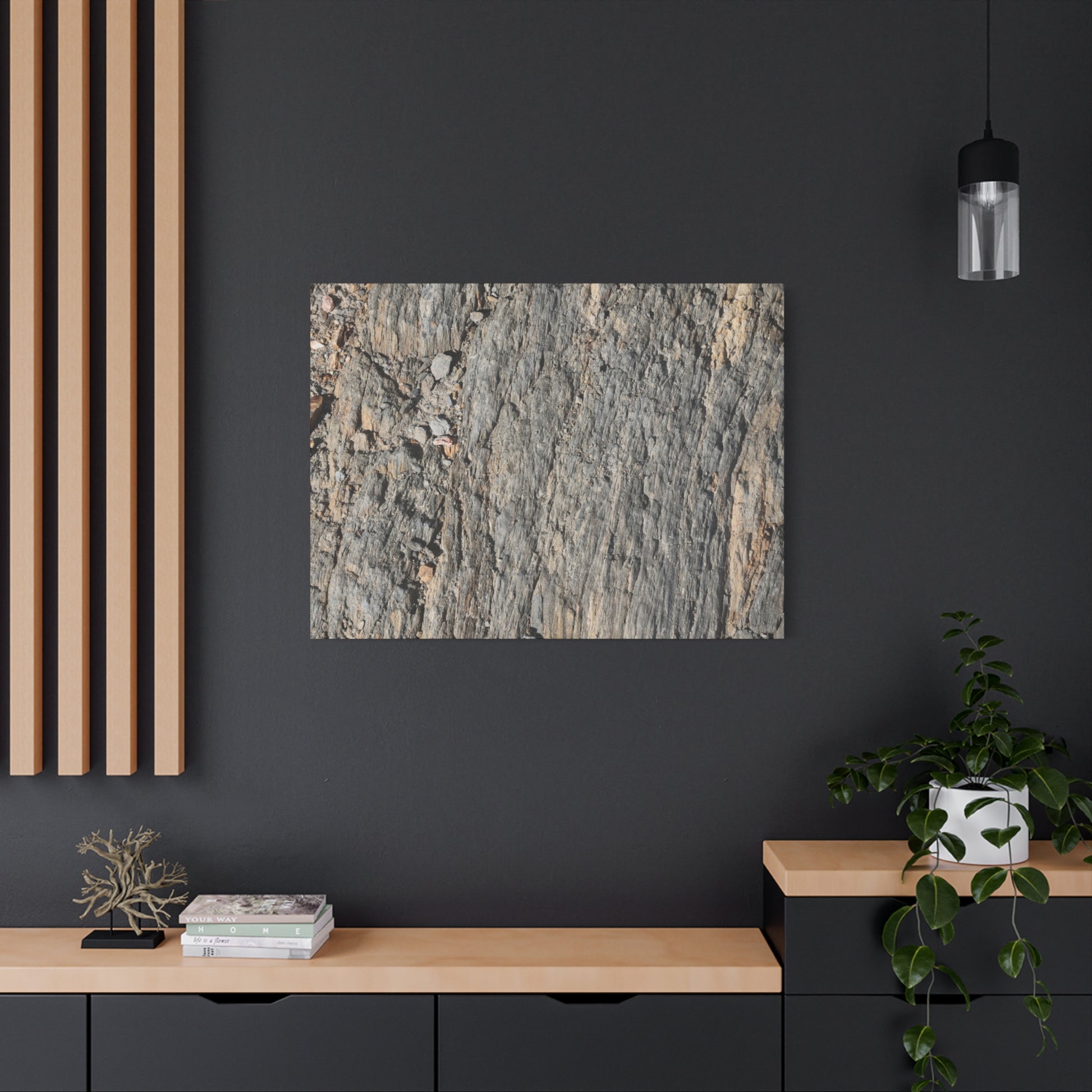 Bark Echoes - Unique Frameless Canvas Wall Art - Art By Earth