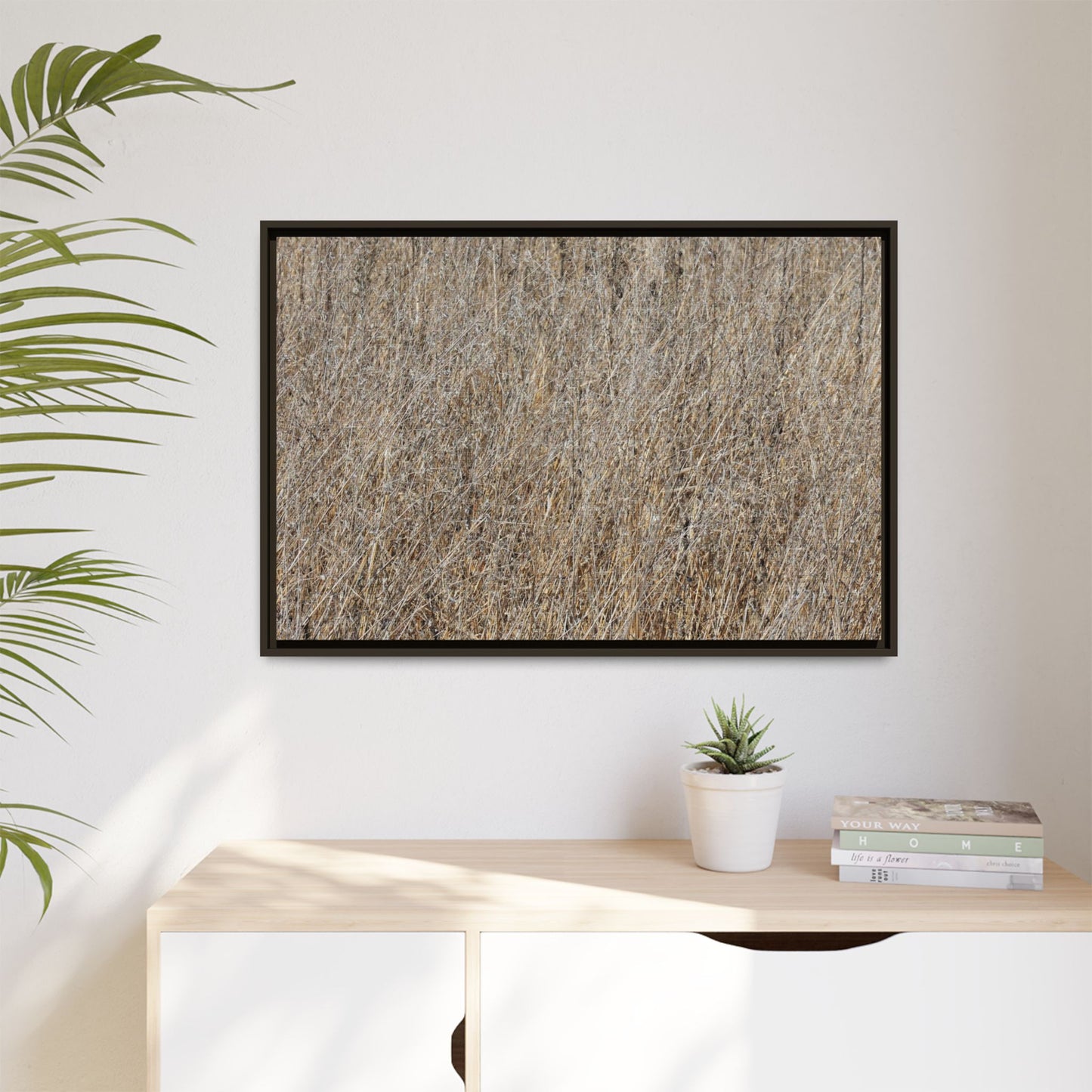 Whispers of Straw - Unique Stretched Canvas Wall Art - Art By Earth