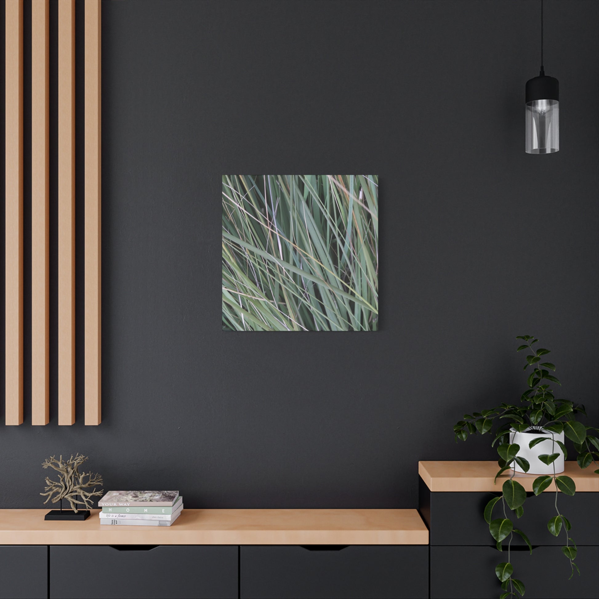 Whispers of Green - Unique Frameless Canvas Wall Art - Art By Earth