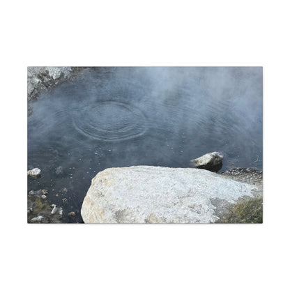 Echoes of Stone and Mist - Unique Frameless Canvas Wall Art