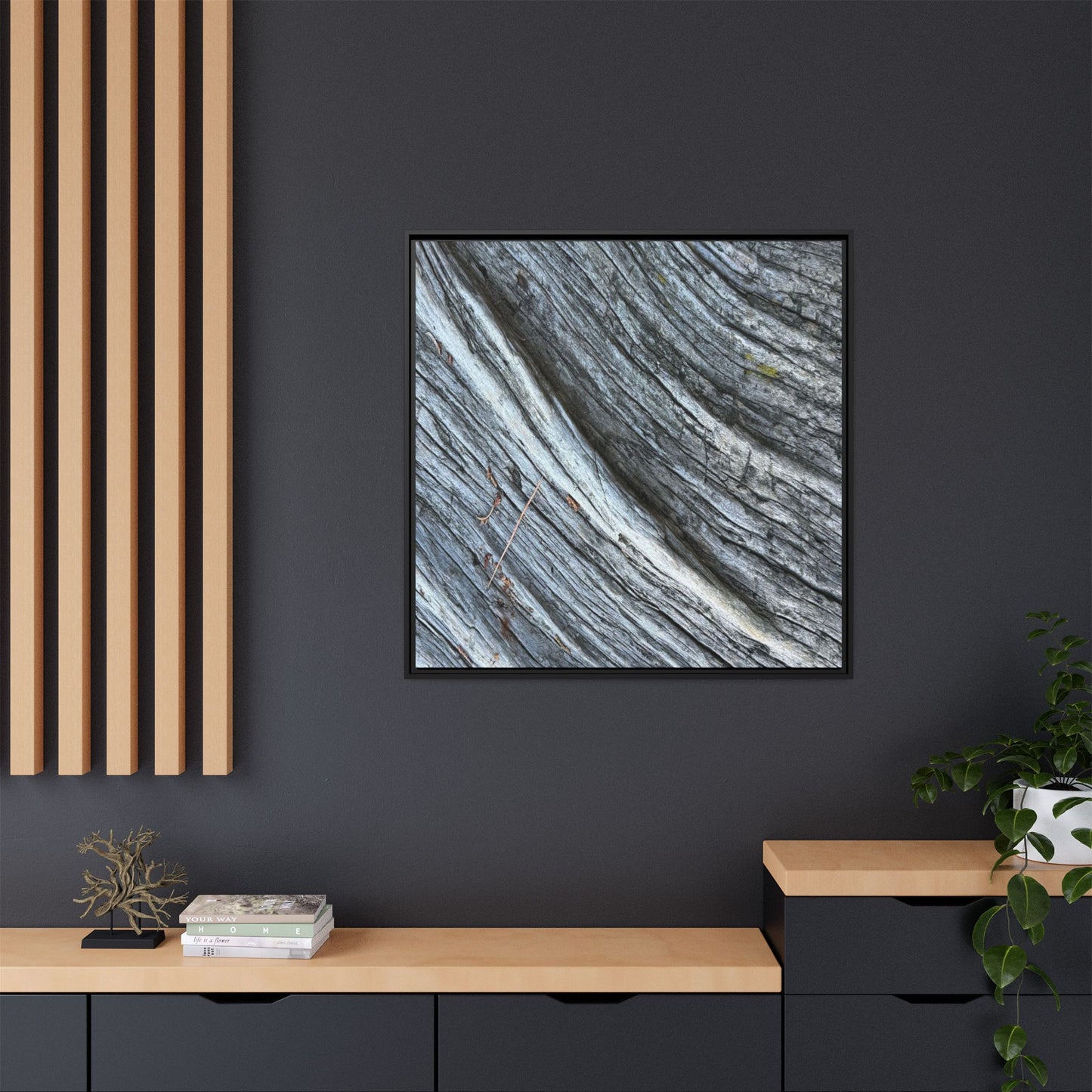 Time's Carved Path - Unique Stretched Canvas Wall Art - Art By Earth