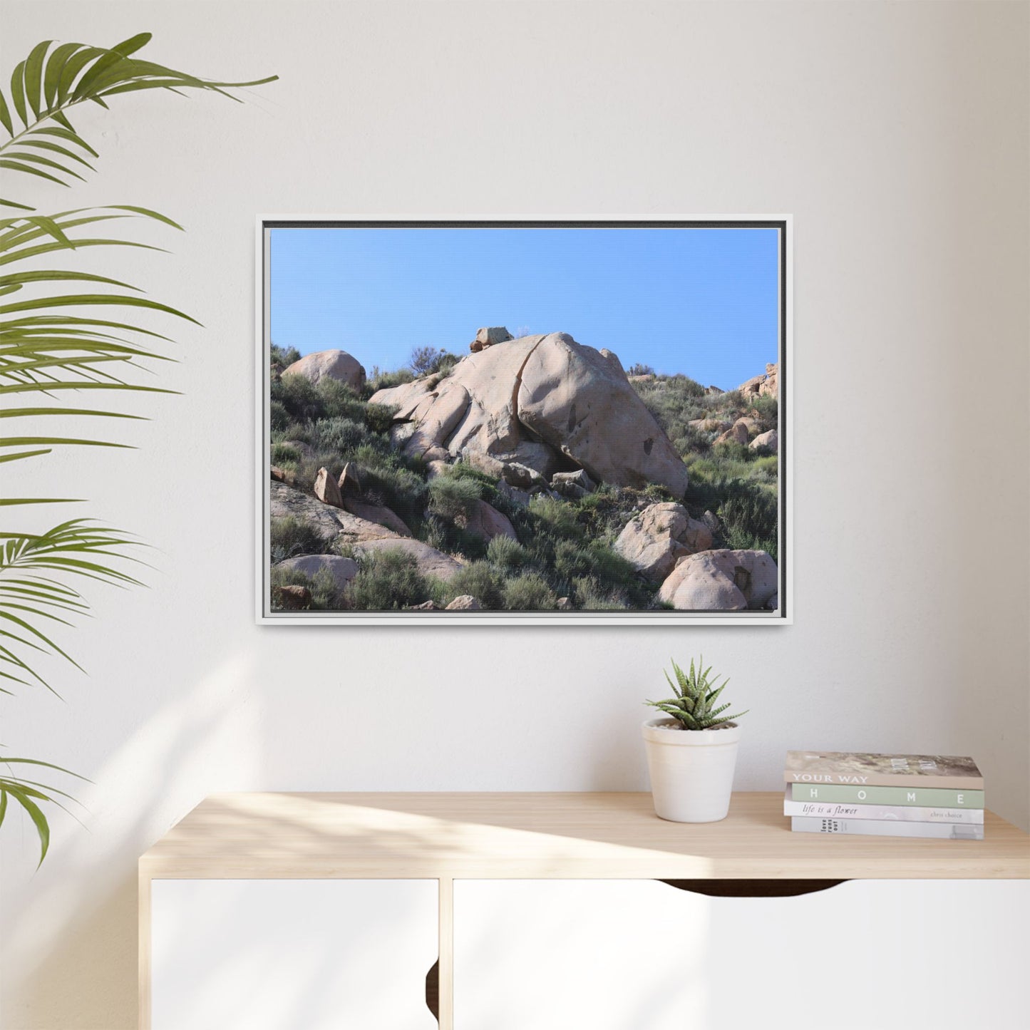 Ancient Stone Landscape - Unique Stretched Canvas Wall Art - Art By Earth