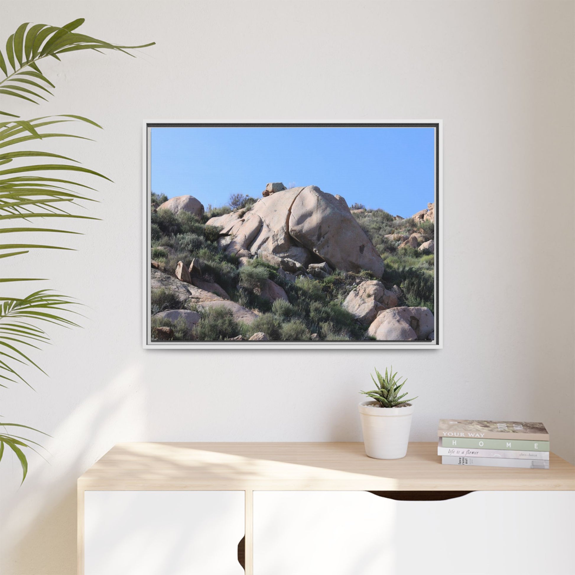 Ancient Stone Landscape - Unique Stretched Canvas Wall Art - Art By Earth