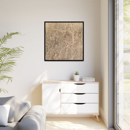 Golden Stalks - Unique Stretched Canvas Wall Art - Art By Earth
